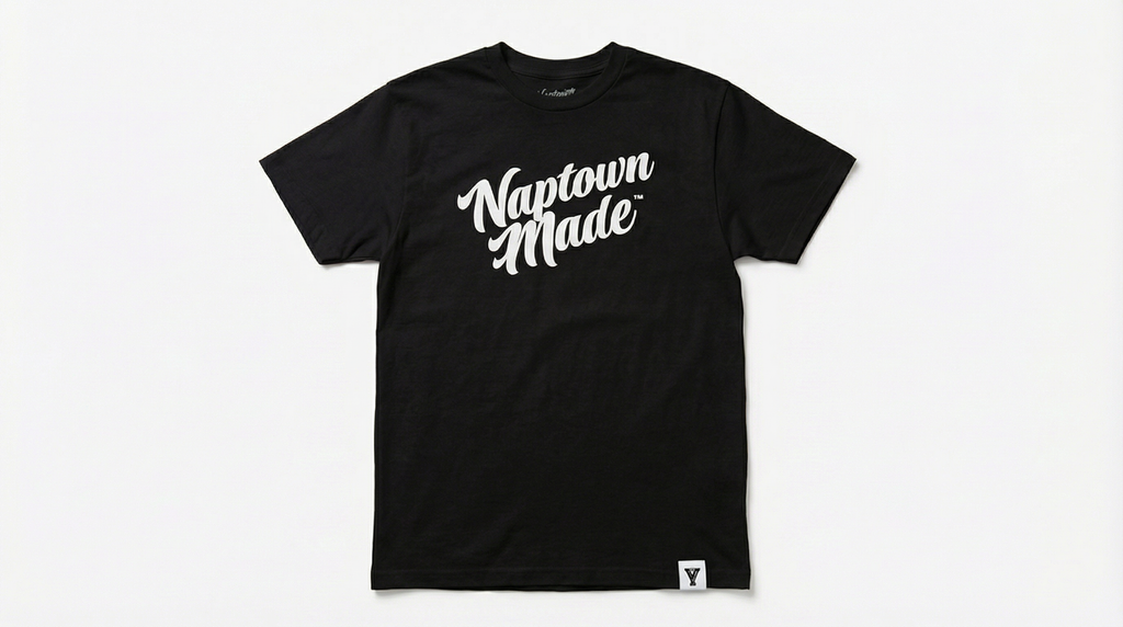 CLIENTELE NAPTOWN MADE UNISEX T SHIRT (BLK/WHT)
