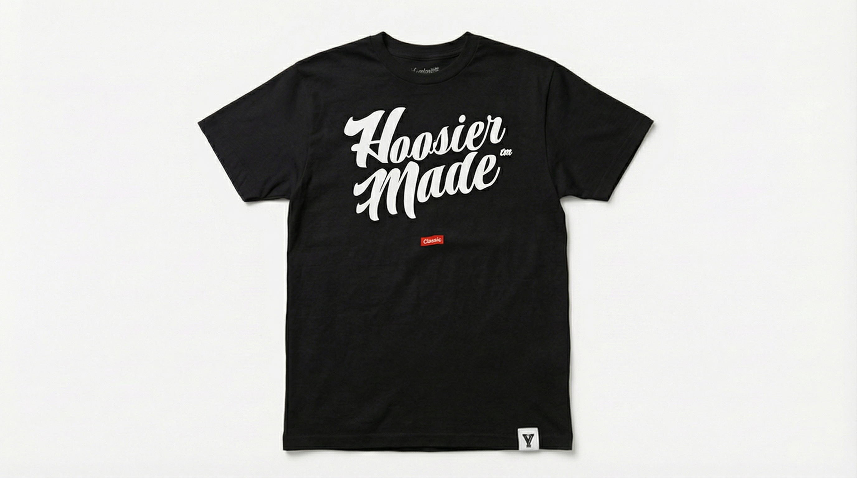 Yardcore Mfg Co.™ // "HOOSIER MADE" Essential Tee BLACK